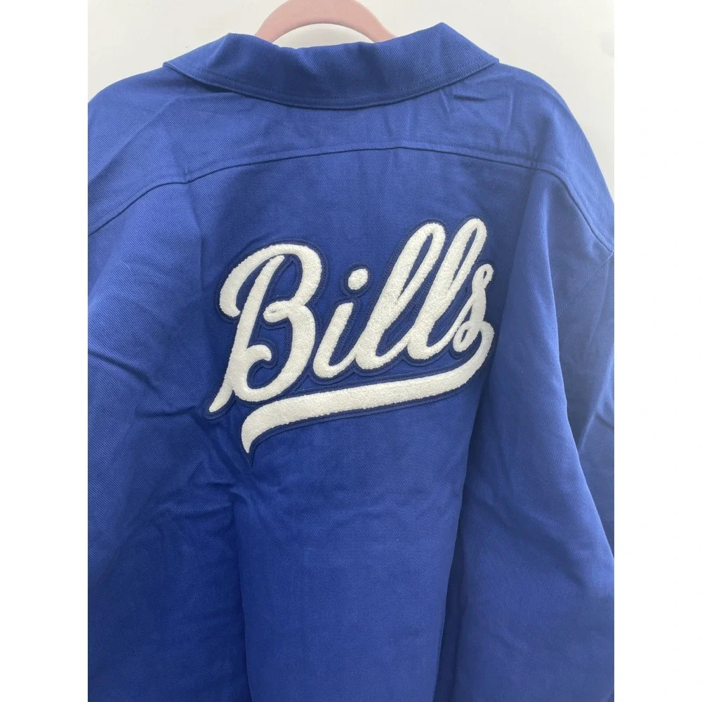 NWT 47' Brand Golden‎ Age Collection Blue Canvas Jacket Buffalo Bills 3X